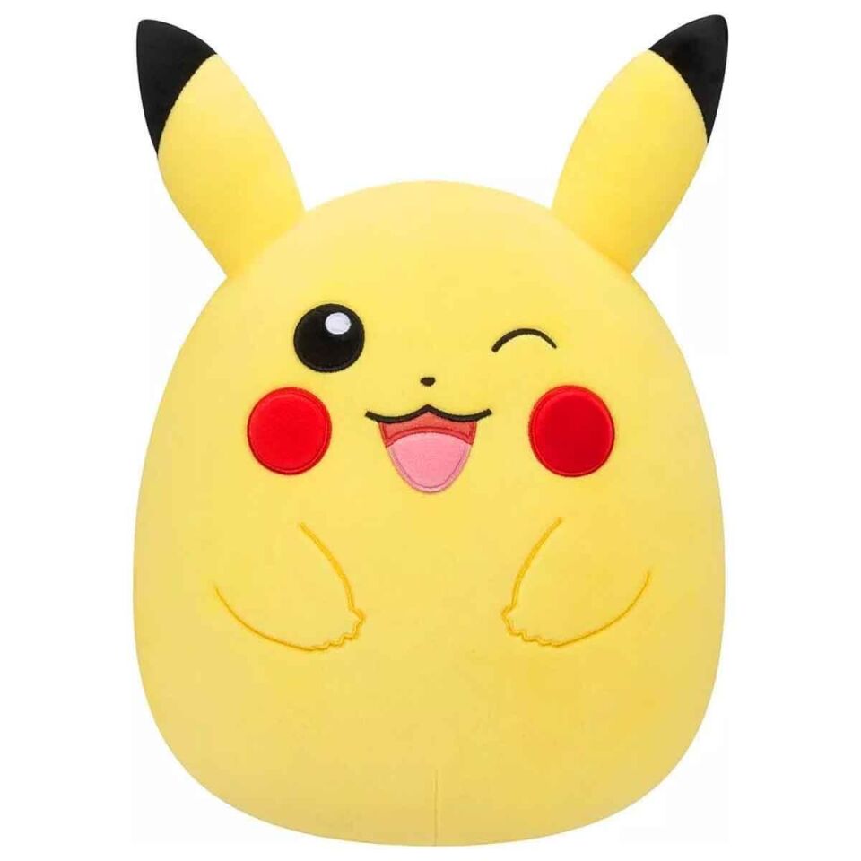 Squishmallows Pokemon Pikachu Göz Kırpan 50 cm