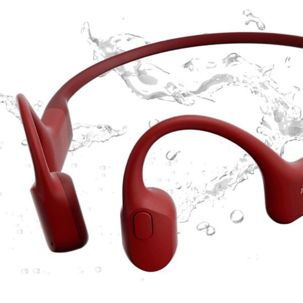 Shokz OpenRun Kemik İletimli Bluetooth Kulaklık Kırmızı