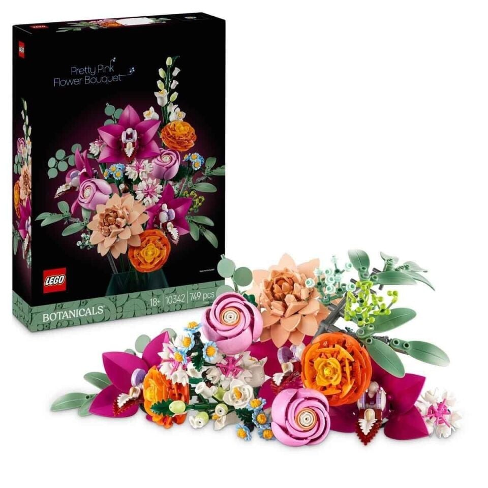 Lego 10342 Botanicals Pembe Çiçek Buketi