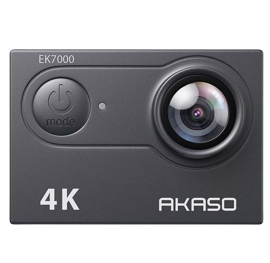 Akaso EK7000 4K Wi-Fi Aksiyon Kamera ve Aksesuar Seti
