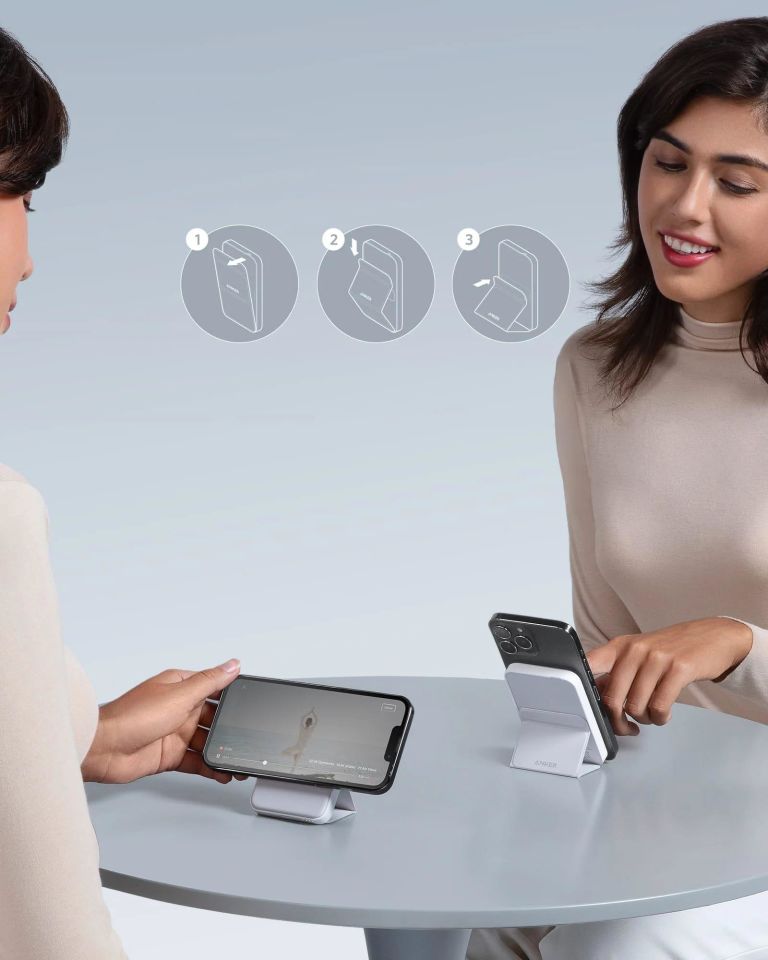 Anker 622 MagGo 5000 mAh Manyetik Powerbank Beyaz