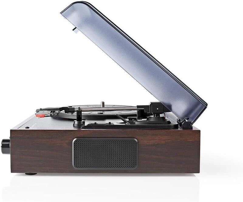Wood Retro Turntable Hoparlör