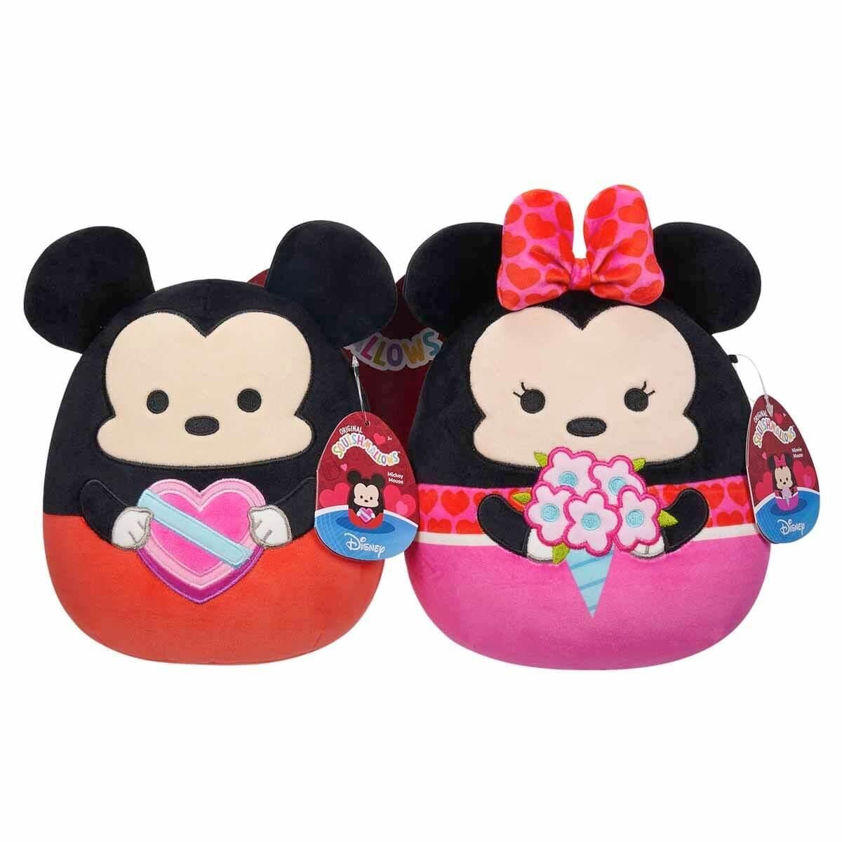 Squishmallows Disney Mickey ve Minnie 2’li Peluş 20 cm Mickey ve Minnie