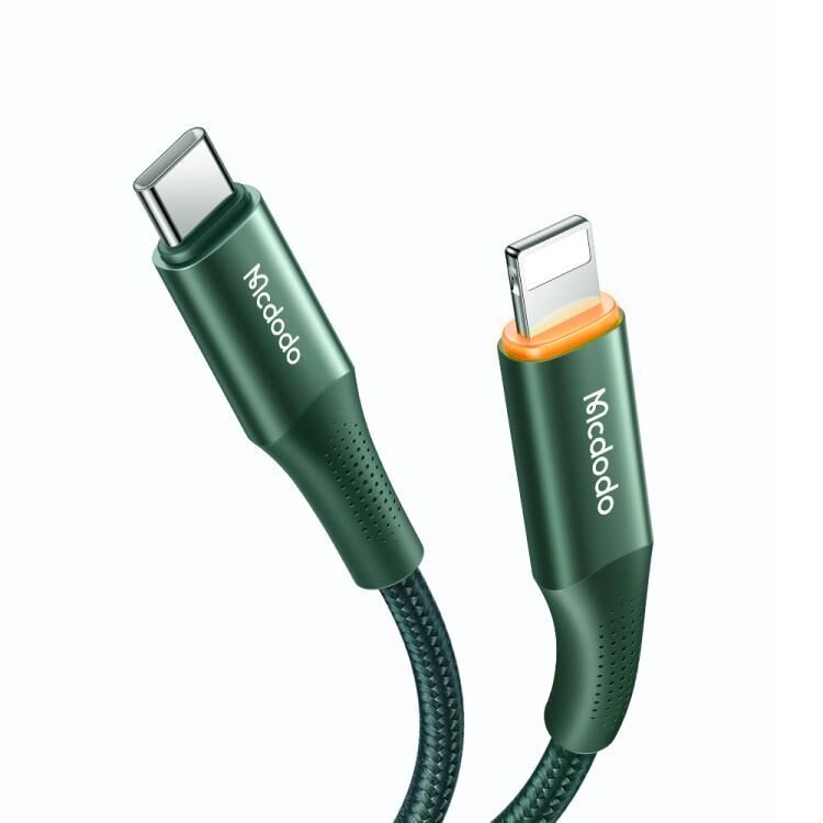 Mcdodo Ca-9963 Type-C To Lightning Şarj Kablosu 1.8 M Yeşil