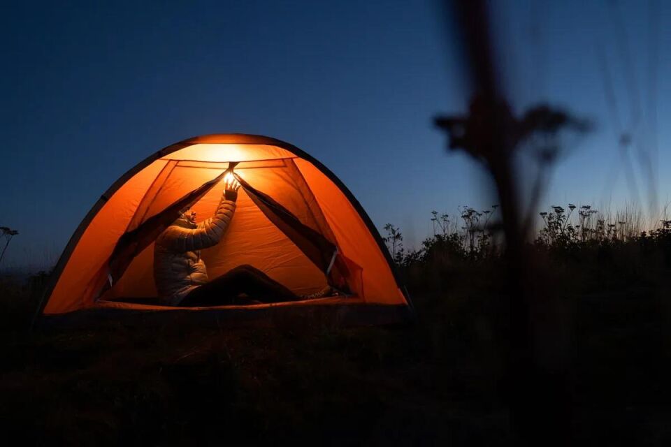 AlpenGlow 250 Multicolor USB Kamp Lambası