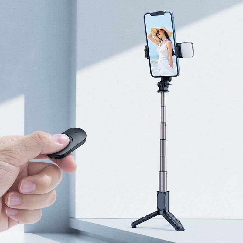 Mcdodo SS -1781 Bluetooth Selfie Çubuğu Uzaktan Kumandalı/tripod Standlı - Siyah SS-1781