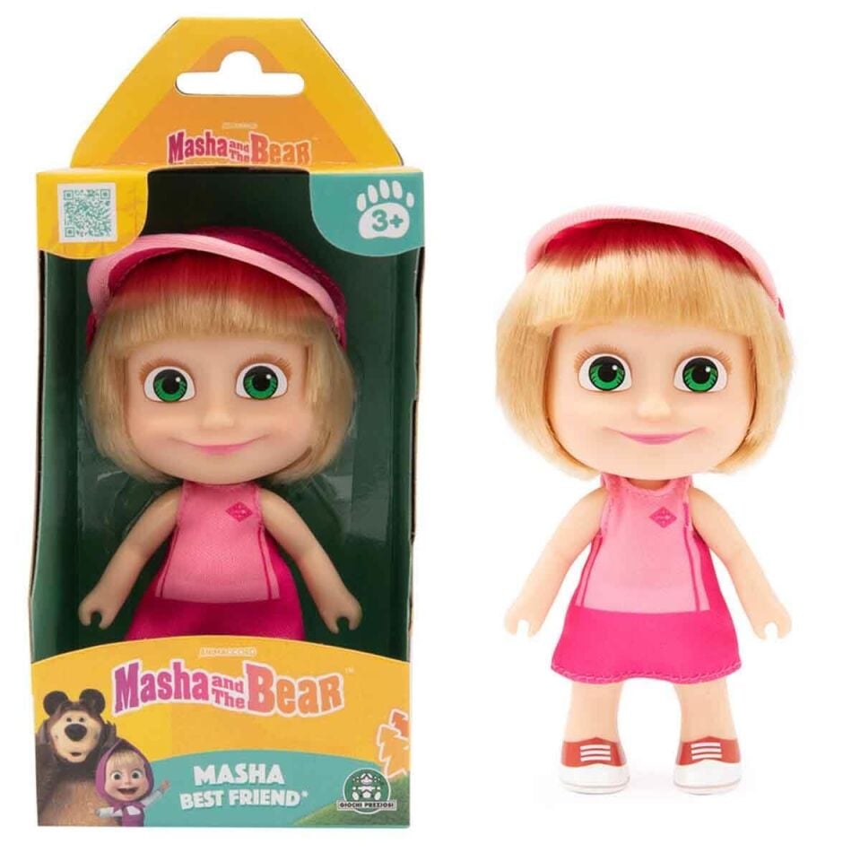 Maşa ve Koca Ayı Klasik Tenis Kıyafetli Maşa  12 cm Bebek MHA37000