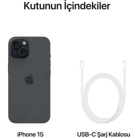 Apple iPhone 15 256 GB Siyah
