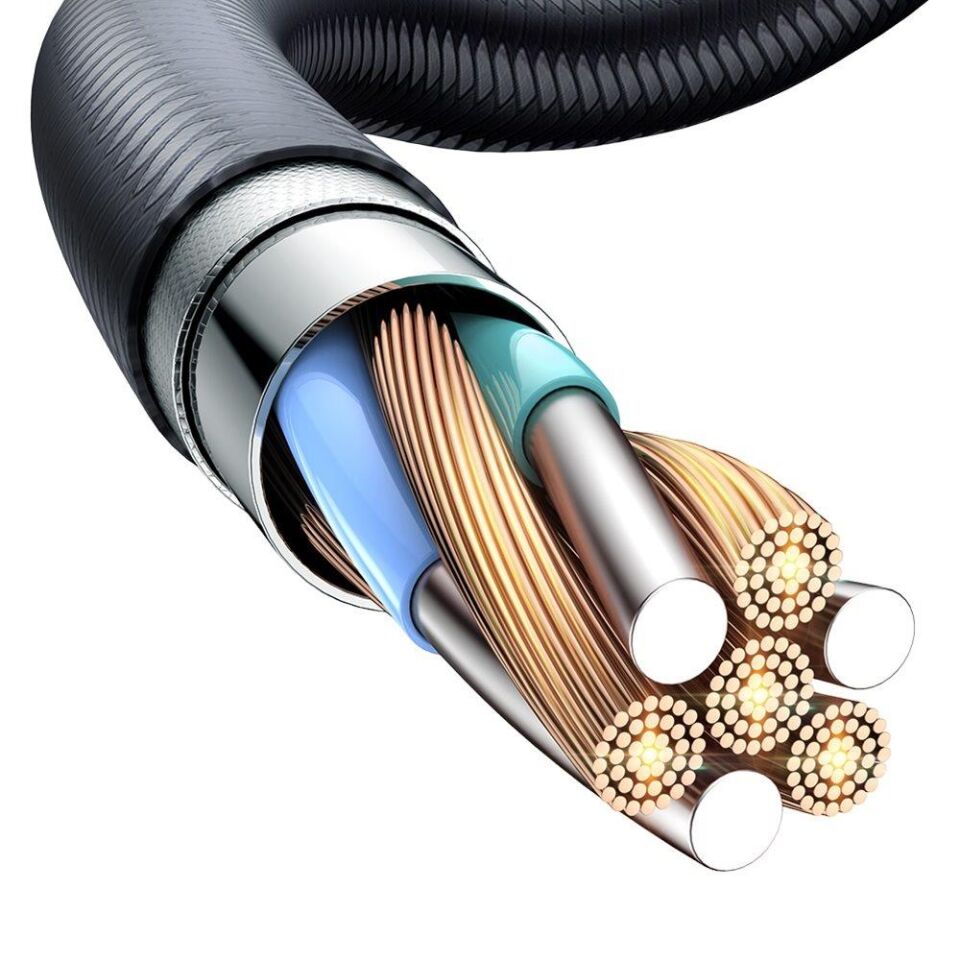 Mcdodo CA-3140 Lightning Led Işıklı Power Off 3A Hızlı Data/Şarj Kablosu 1.2m - Siyah