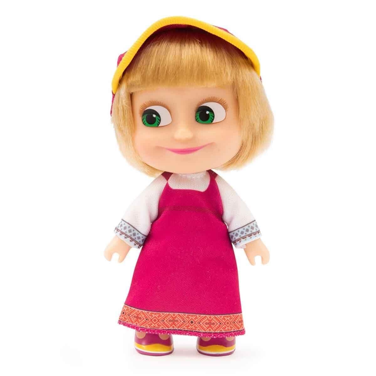 Maşa ve Koca Ayı Klasik Kamp Kıyafetli Maşa  12 cm Bebek MHA37000