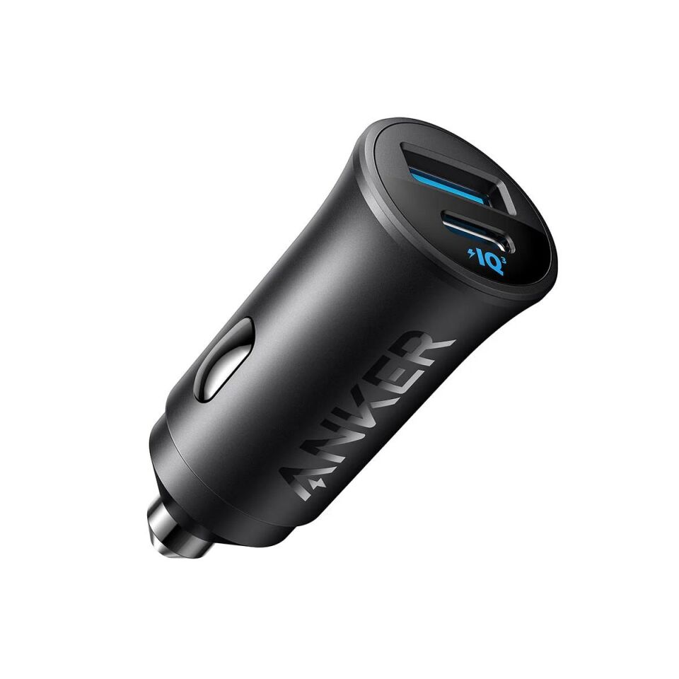 Anker Araç Şarj Cihazı 30W 2 Bağlantı Noktası Siyah