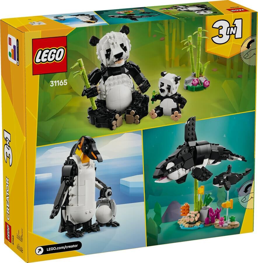 Lego 31165 Creator Vahşi Hayvanlar Panda Ailesi