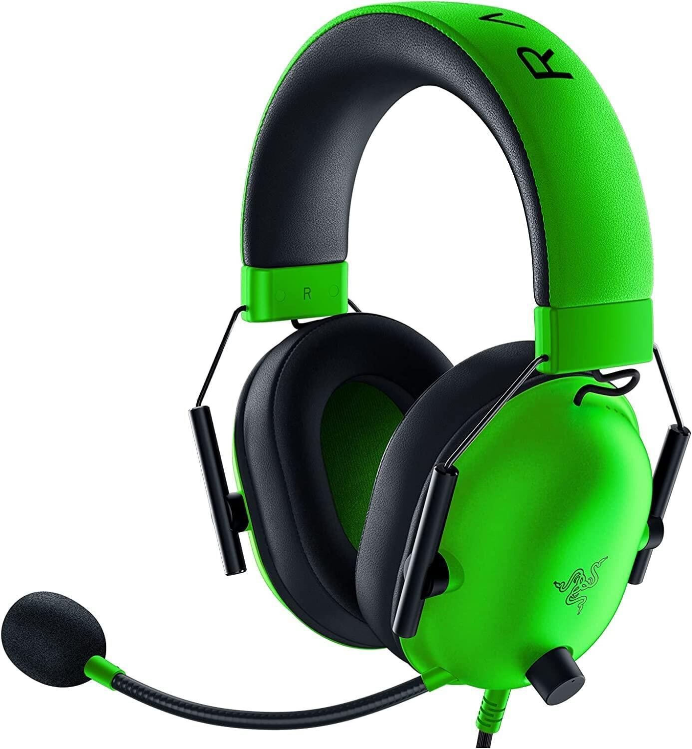 Razer BlackShark V2 X Kulak Üstü Kablolu Oyuncu Kulaklık Yeşil