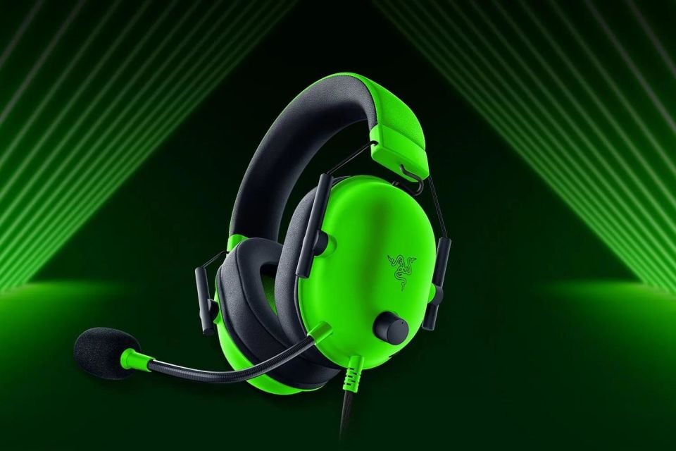 Razer BlackShark V2 X Kulak Üstü Kablolu Oyuncu Kulaklık Yeşil