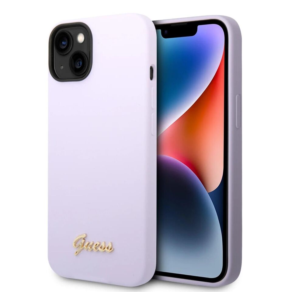 Iphone 14 Pro Max GUESS Silikon Kılıf Pembe