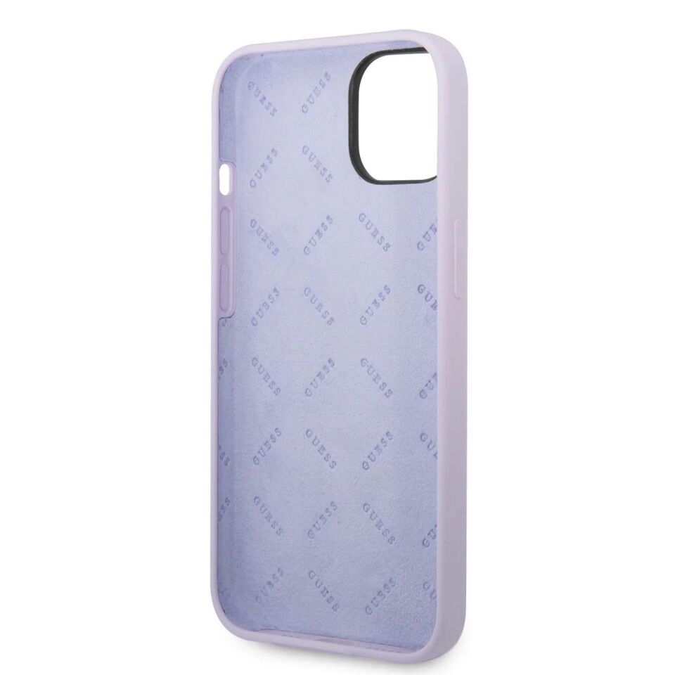 Iphone 14 Pro Max GUESS Silikon Kılıf Pembe