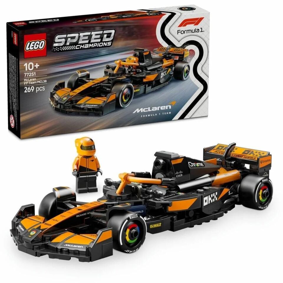 Lego 77251 Speed Champions McLaren F1 Team MCL38 Yarış Arabası