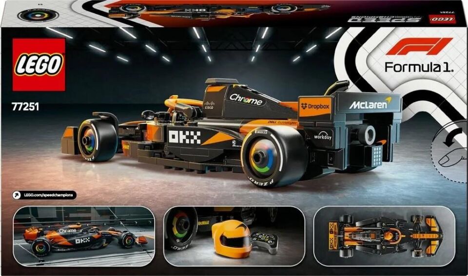 Lego 77251 Speed Champions McLaren F1 Team MCL38 Yarış Arabası