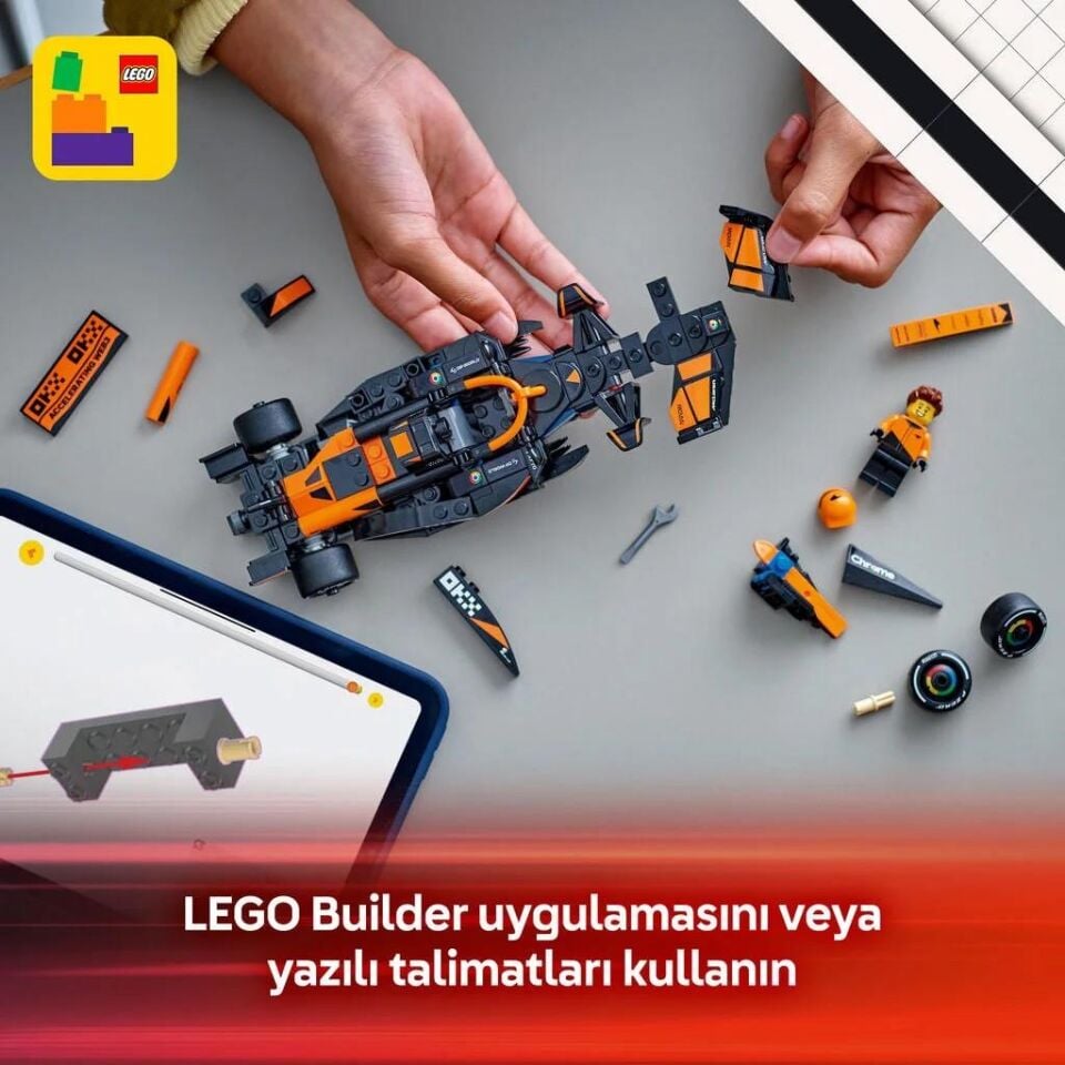 Lego 77251 Speed Champions McLaren F1 Team MCL38 Yarış Arabası