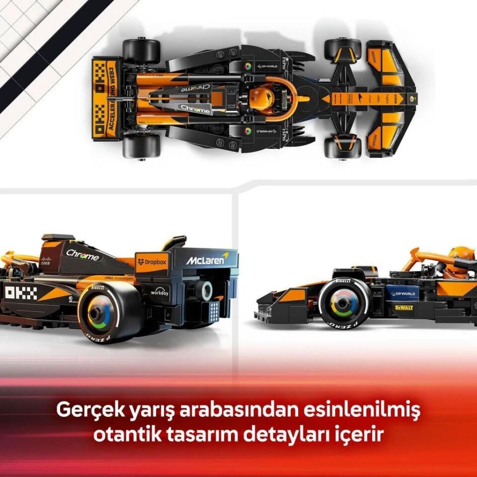 Lego 77251 Speed Champions McLaren F1 Team MCL38 Yarış Arabası