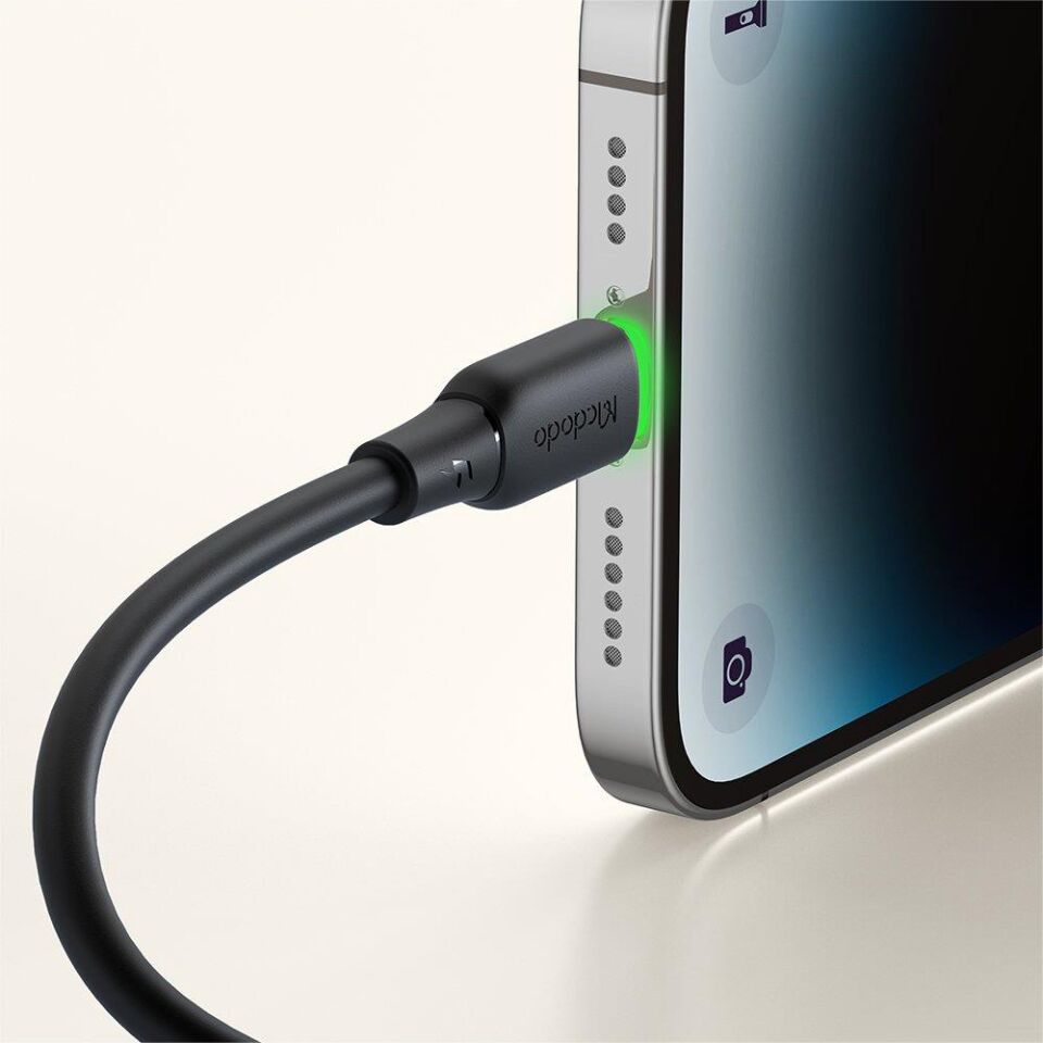 Mcdodo Ca-4761 36W Usb-C To Lightning Şarj Ve Data Kablosu -1.2 M Siyah