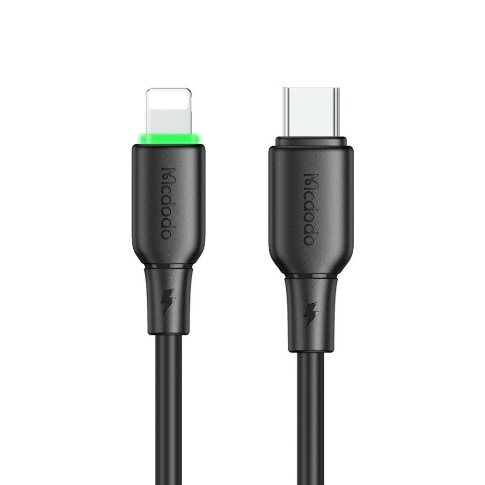 Mcdodo Ca-4761 36W Usb-C To Lightning Şarj Ve Data Kablosu -1.2 M Siyah