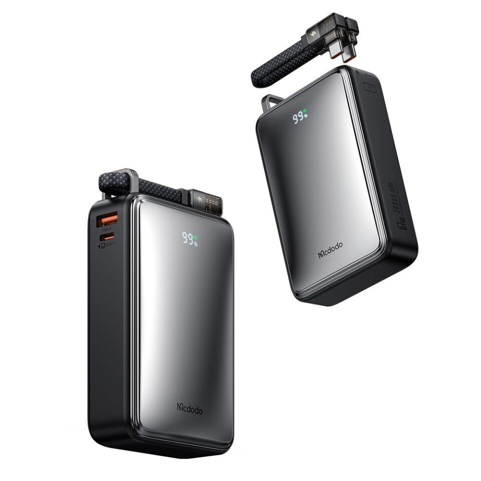 Mcdodo Mc-4331 67W 20.000 Mah Ultra Mini Powerbank- Siyah