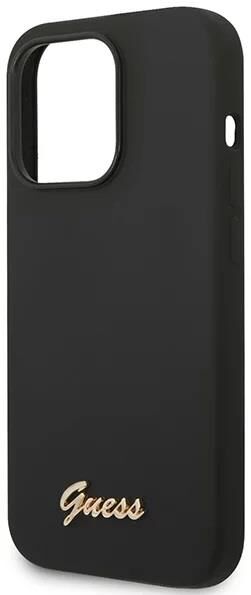 Iphone 14 Pro GUESS Silikon Siyah Kılıf GUHCP14LSLSMK