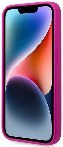 Iphone 14 Pro Max GUESS Silikon Fuşya Kılıf GUHCP14XSLSMF