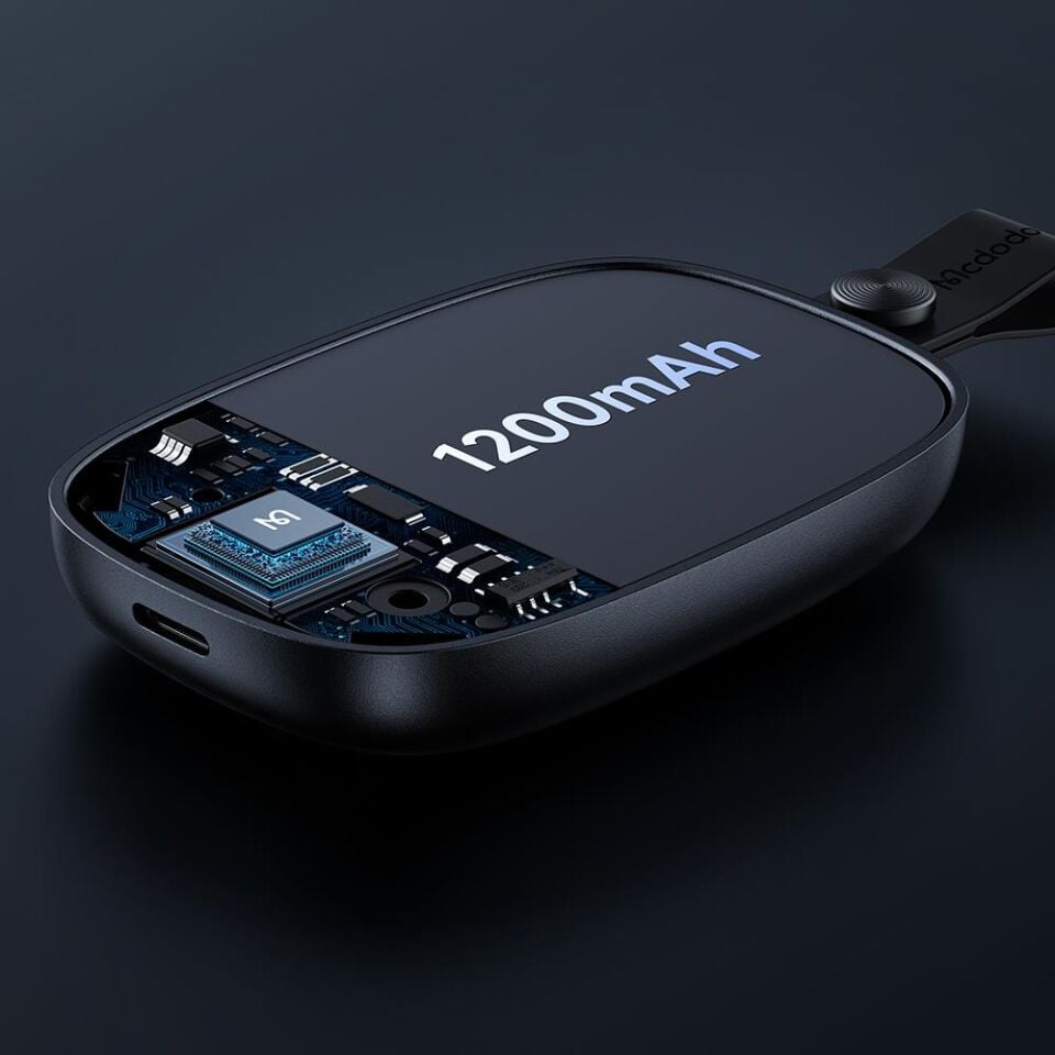Mcdodo MC-5230 Apple Watch İçin Taşınabilir Dijital Manyetik Kablosuz Şarj Aleti 1200 Mah 2.5 W