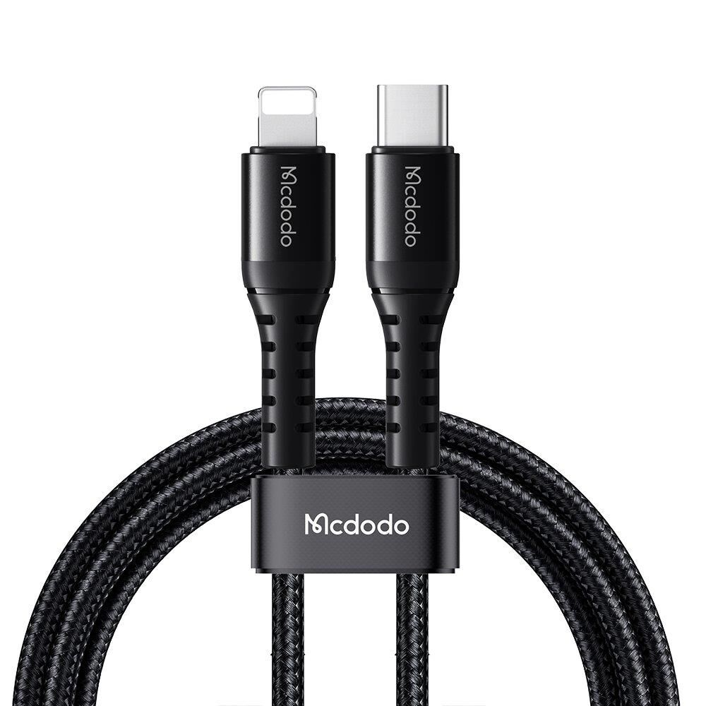 Mcdodo Ca-5631 36W 3A Usb-C To Lightning Şarj Ve Data Kablosu 1M - Siyah