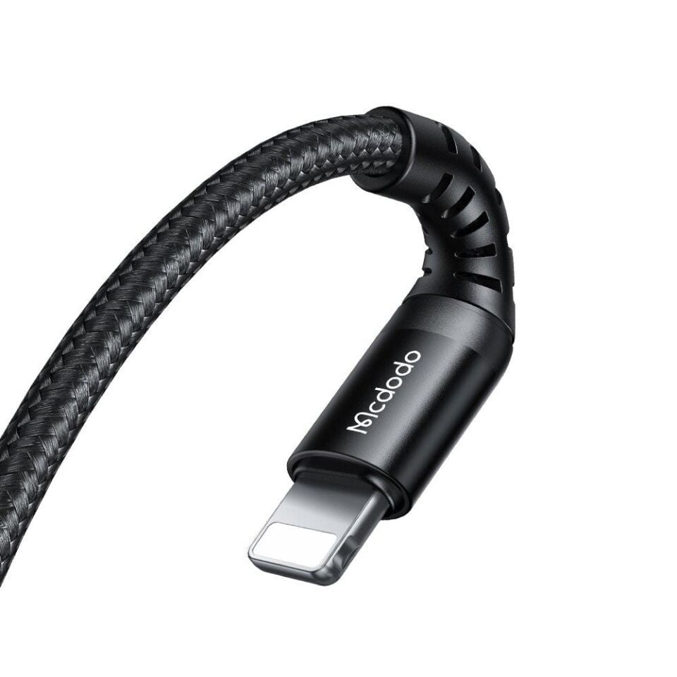 Mcdodo Ca-5631 36W 3A Usb-C To Lightning Şarj Ve Data Kablosu 1M - Siyah