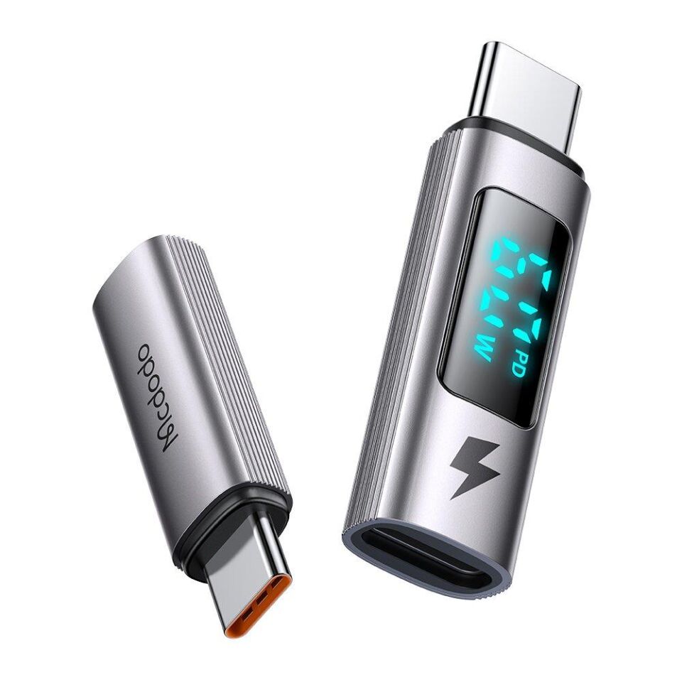 Mcdodo Ot-5990 Lightning To Usb-C 36W 3A Dönüştürücü Adaptör- Gri