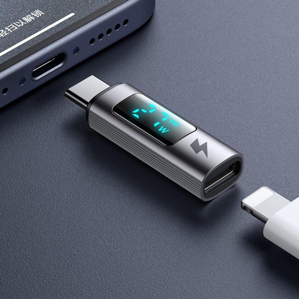 Mcdodo Ot-5990 Lightning To Usb-C 36W 3A Dönüştürücü Adaptör- Gri