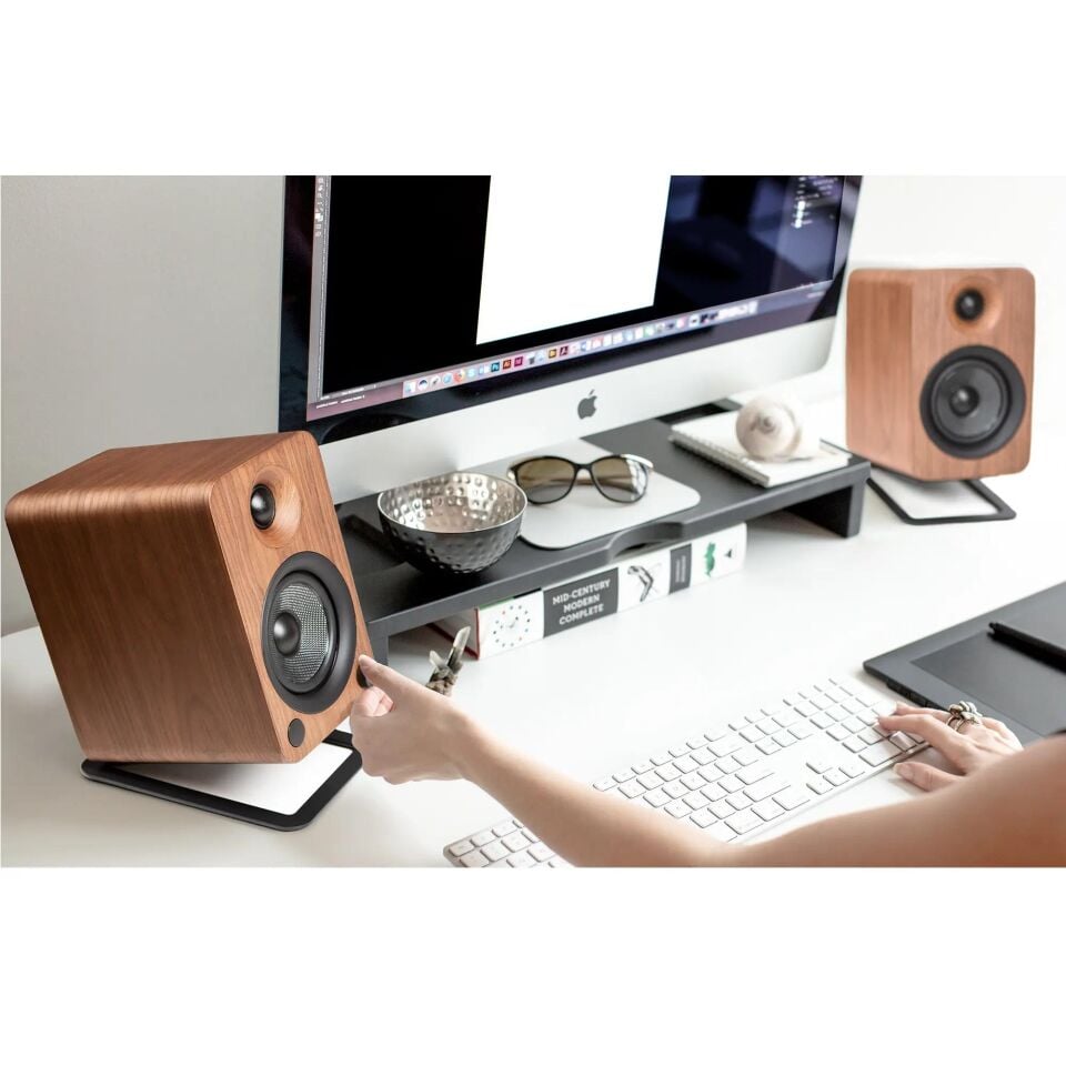 YU4 | 140W Watt 4'' Aktif Hoparlörler, Bluetooth® - Ceviz