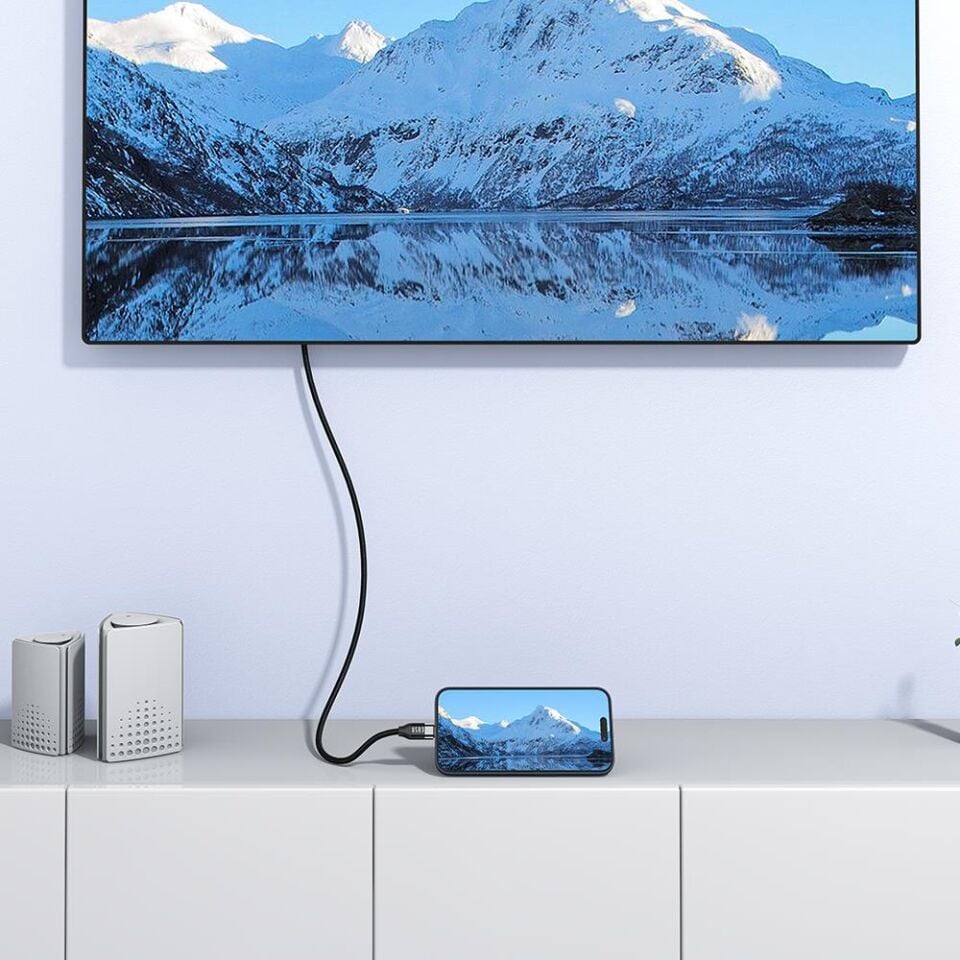 Mcdodo Ca-7132 Type-C To Type-C Usb 3 100W Data Aktarım Ve Şarj Kablosu 1.2 M - Siyah