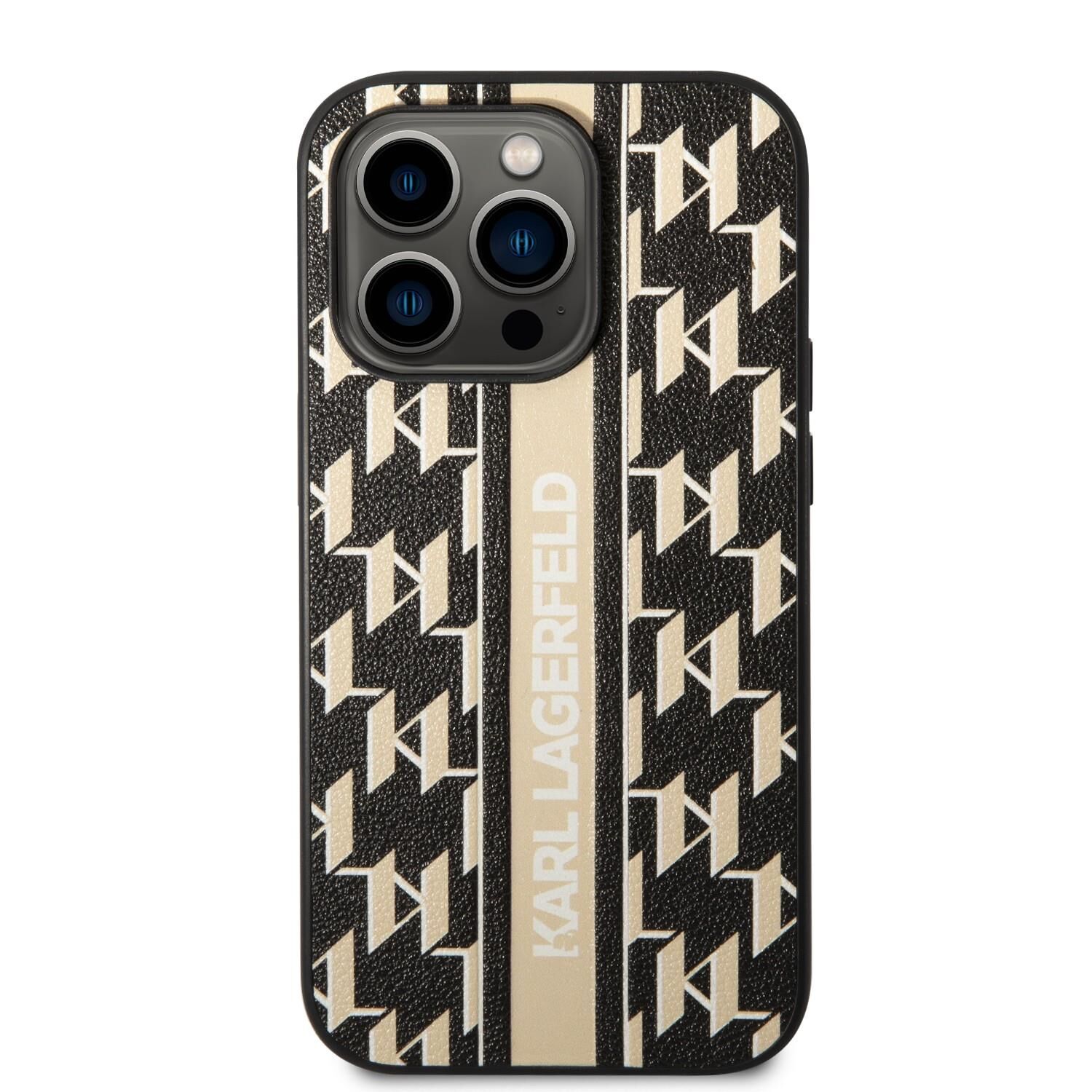 İphone 14 Pro Karl Lagerfeld Kılıf KLHCP14LPGKLSKW