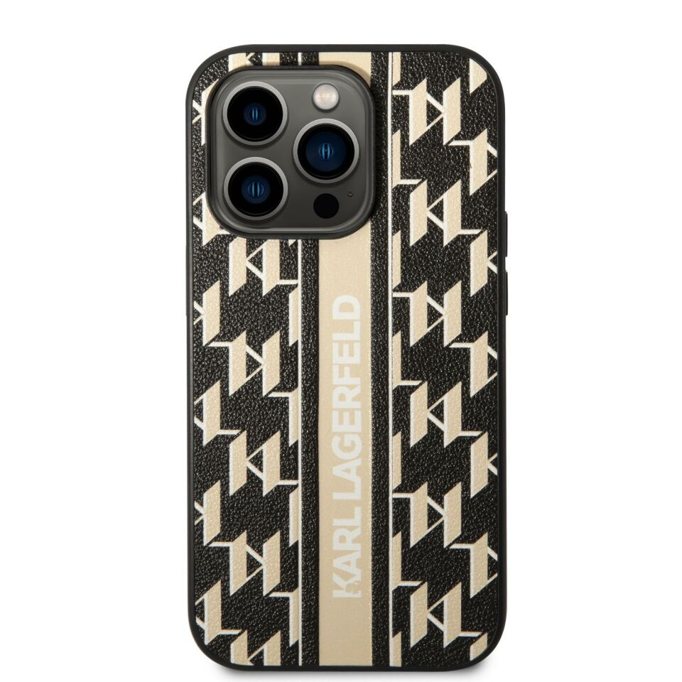 İphone 14 Pro Karl Lagerfeld Kılıf KLHCP14LPGKLSKW