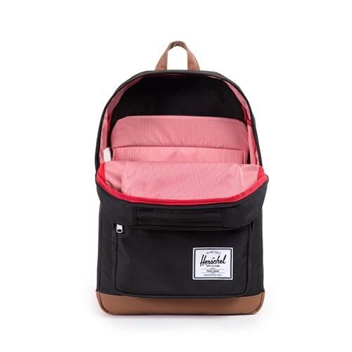 Herschel Sırt Çantası Pop Quiz Black/Tan Synthetic Leather