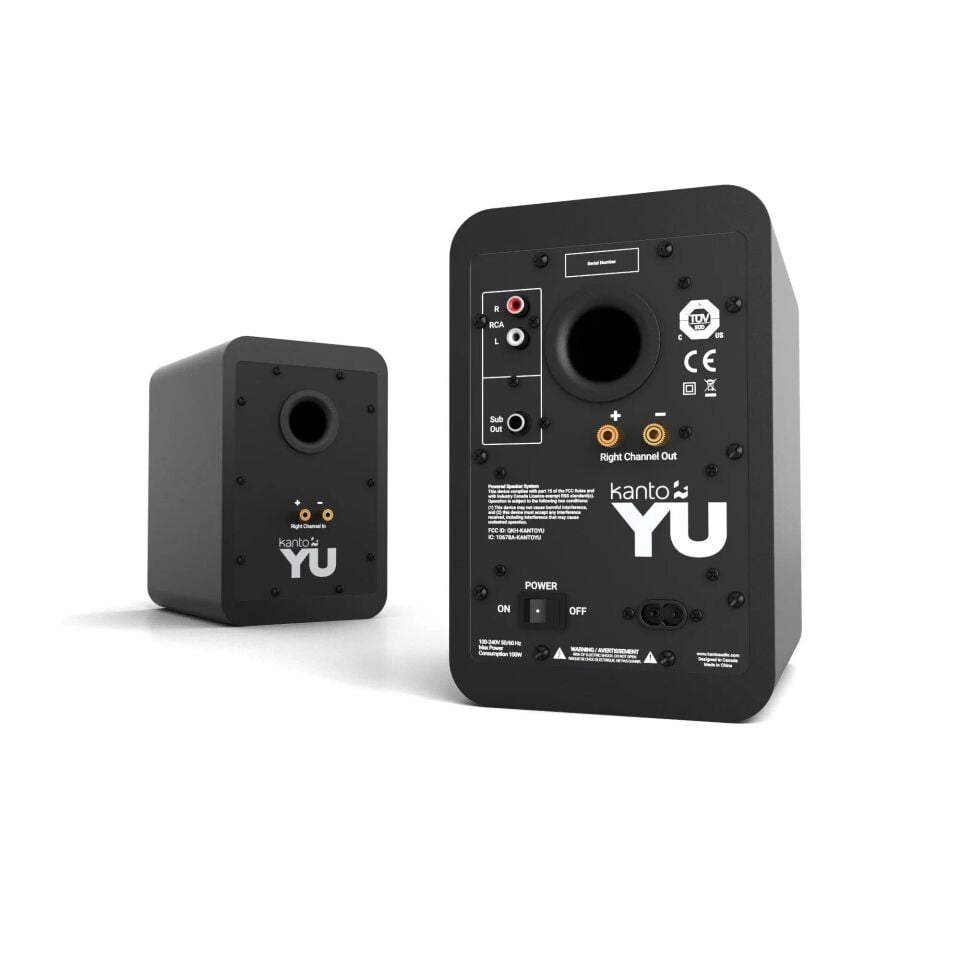 YU-CD | 140W 4'' Aktif Hi-Fi Hoparlör | Siyah