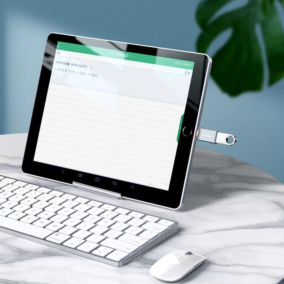 Mcdodo OT-8730 Usb To Type-C Çevirici Soket-Gri