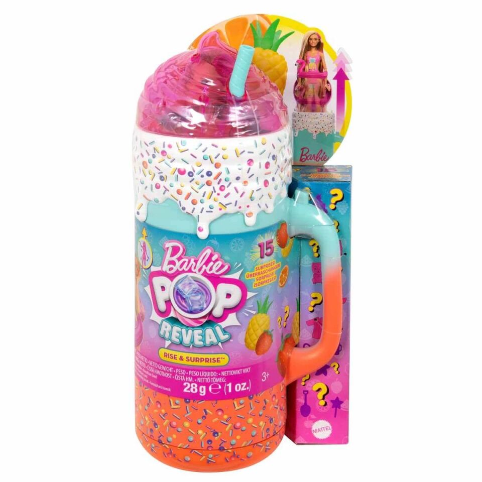 Barbie Pop Reveal Sürpriz Bardak Oyun Seti HRK57