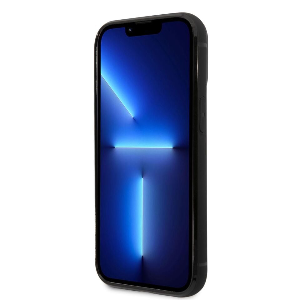 Iphone 14 Pro BMW Deri Kartlık Gri Kılıf BMHCP14L22RSEPT