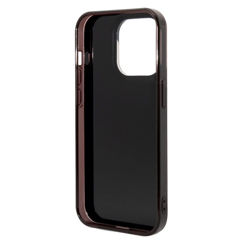 Iphone 14 Pro AMG Damalı Bayrak Desenli Siyah-Kırmızı Kılıf AMHCP14L2DCFR