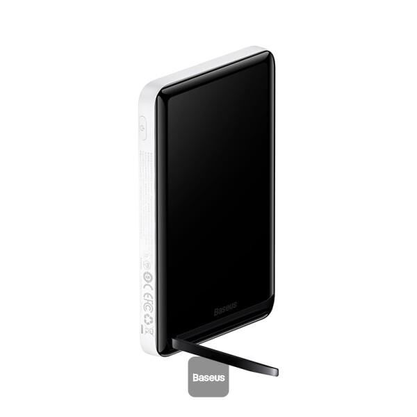 Baseus Manyetik Braket Kablosuz Hızlı Şarj Powerbank 10000 Mah 20W Siyah