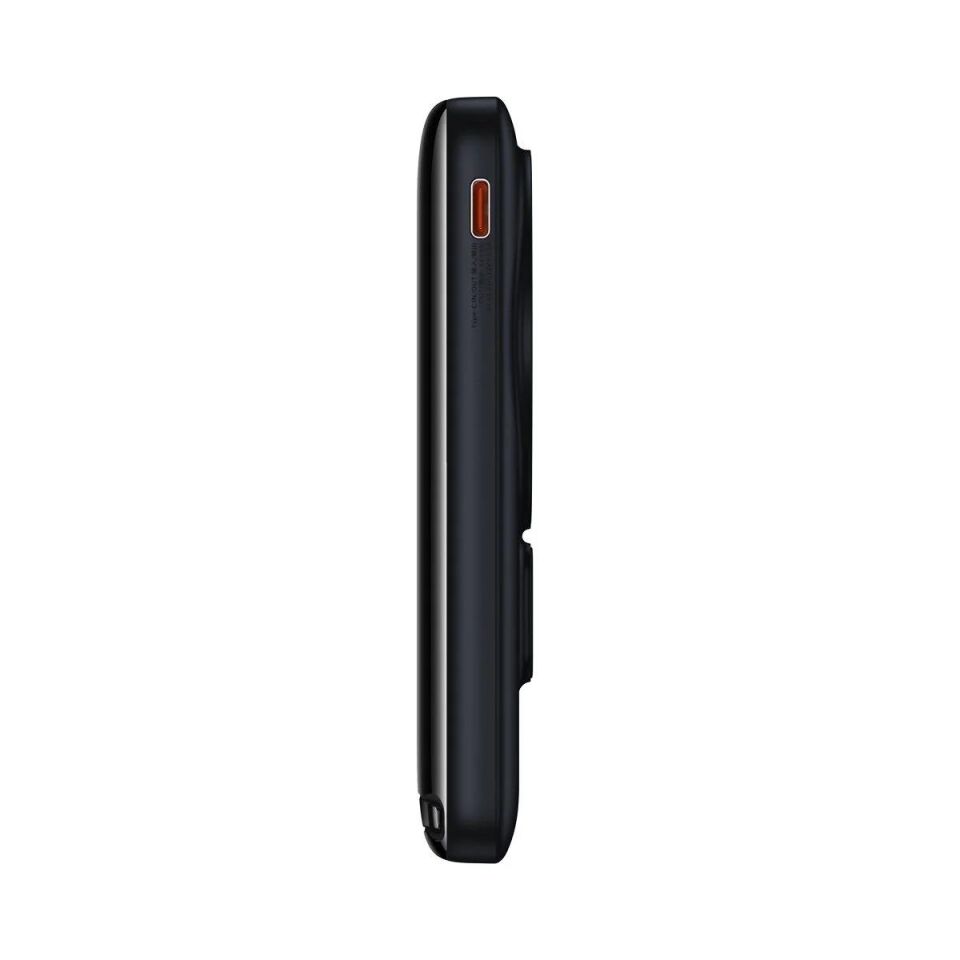 Baseus Manyetik Braket Kablosuz Hızlı Şarj Powerbank 10000 Mah 20W Siyah