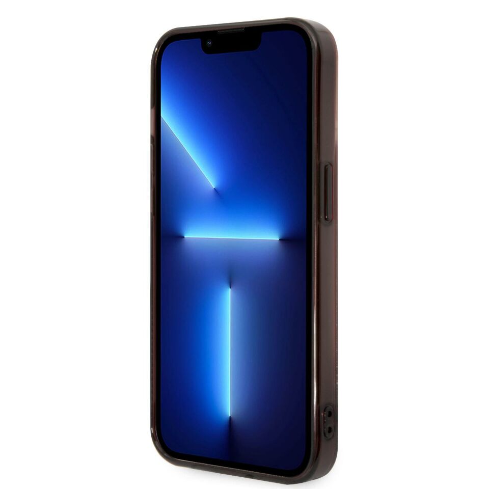 Iphone 14 Pro AMG Damalı Bayran Desenli Siyah Kılıf AMHCP14X2DAGK