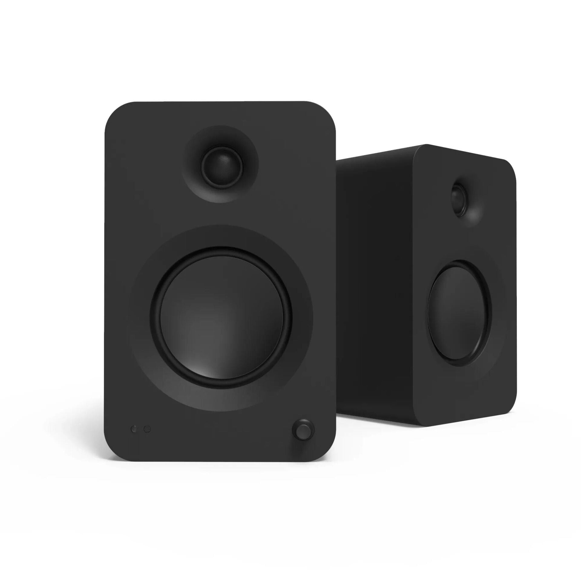 Ren | 200W 5'' Aktif Kitaplık Hoparlörleri | Mat Siyah, Çift