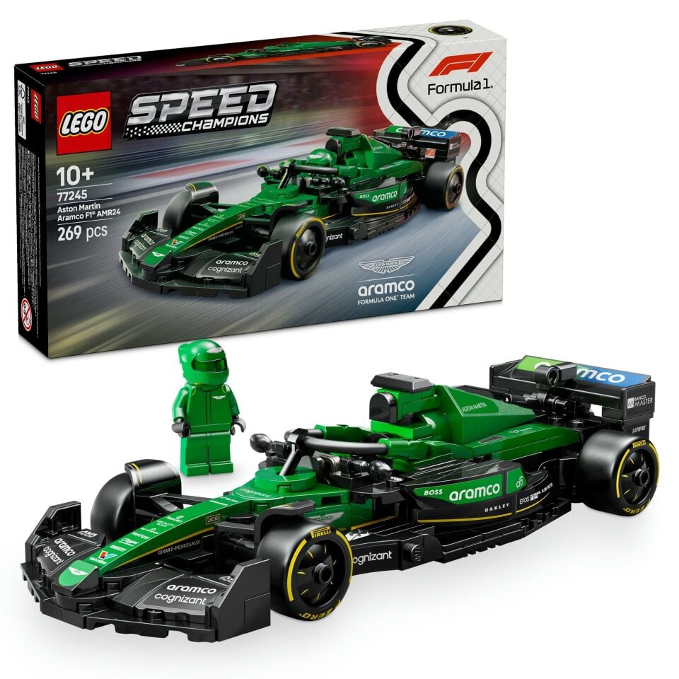 Lego Speed Champions Aston Martin Aramco F1 AMR24 Yarış Arabası 77245