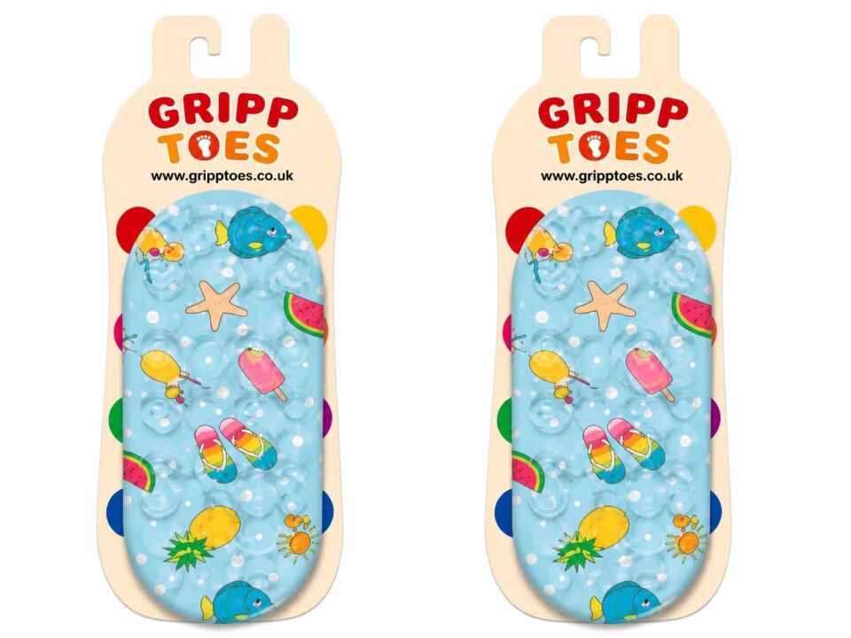 GrippToes Kaymaz Damla Tabanlı Deniz&Havuz Çorabı 1-3 yaş  (21-23) B2
